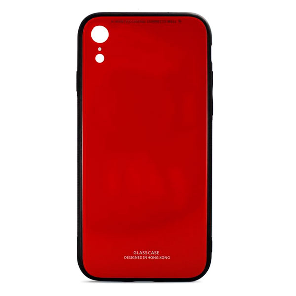

Накладка для iPhone XR силікон MiaMI Glass Case Червоний, Glass Case iPhone XR