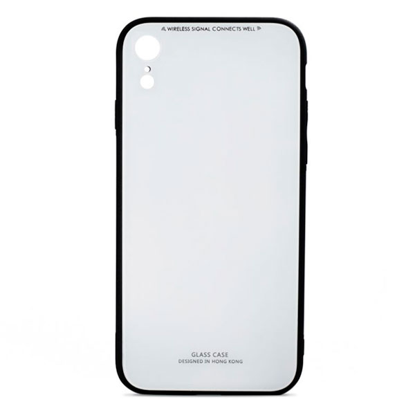 

Накладка для iPhone XR силікон MiaMI Glass Case Білий, Glass Case iPhone XR