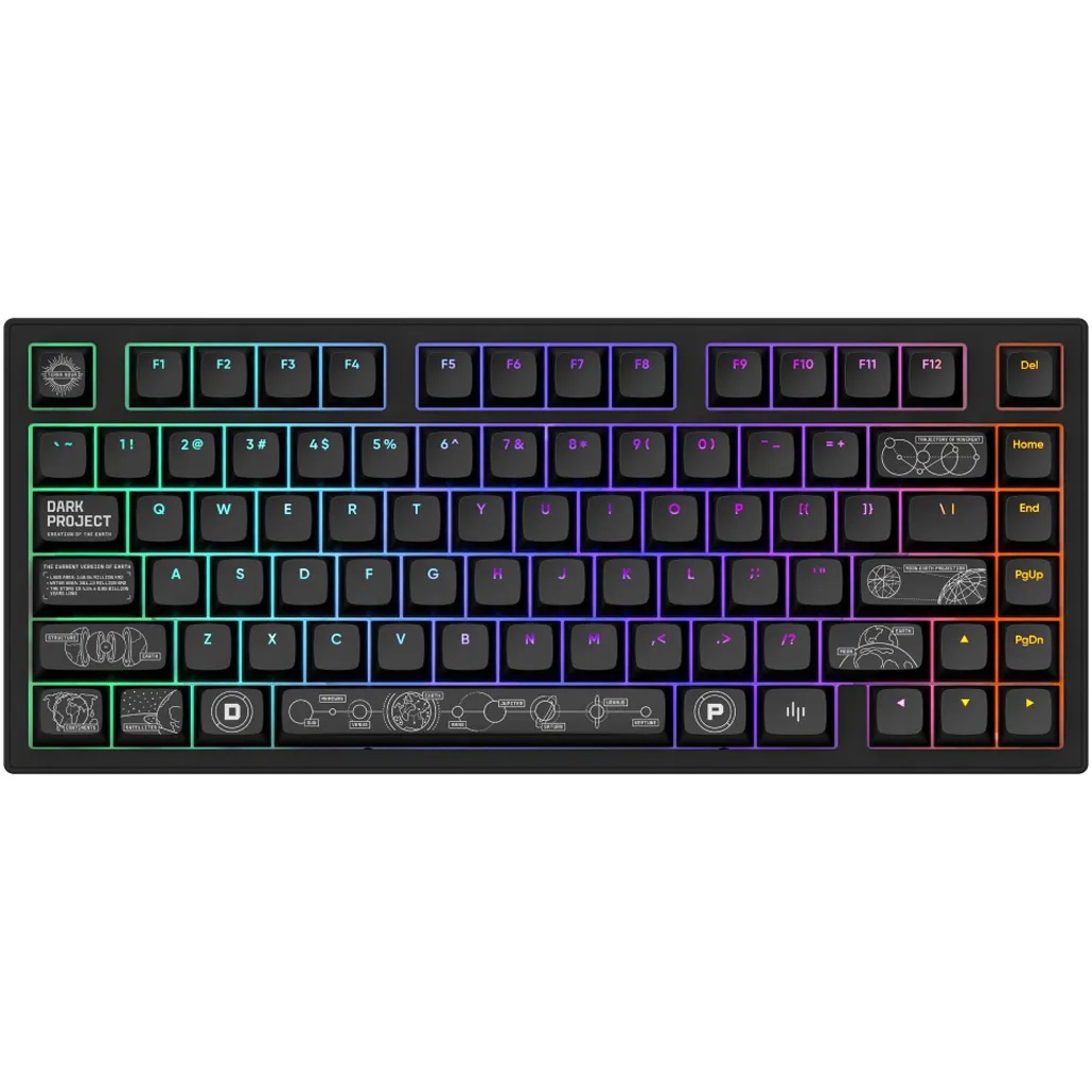 Клавіатура Dark Project ALU81 Terra Nova Black ENG/UA (DPKB_NOVA_81_ANSI_BLACK_UA)