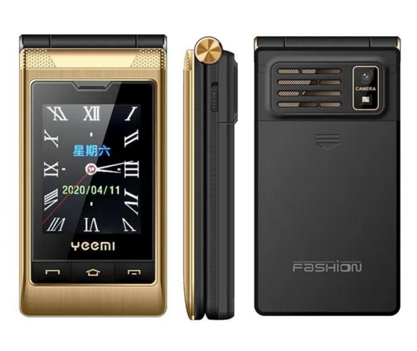 Кнопковий телефон Tkexun G10-1 4G (Yeemi G10-1) Gold Dual display