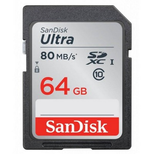 

Карта памяті SDXC 64 GB class 10 SanDisk UHS-I, 64 GB SDXC UHS-I Ultra SDSDUNC-064G-GN6IN