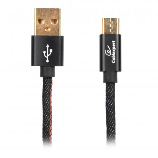 

Кабель USB (папа) = USB type C (папа) 1 м Cablexpert Black, CCPB-C-USB-04BK