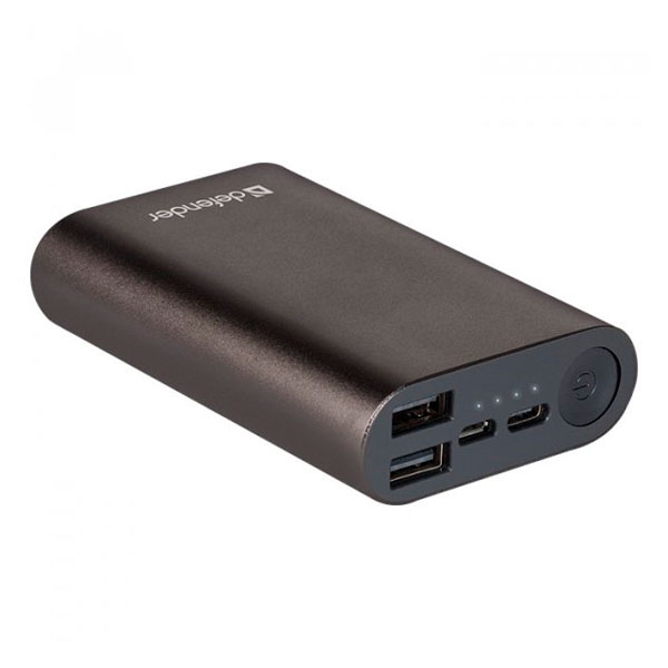 

Додатковий акумулятор 6000 mAh Defender Type-C Lavita Fast, Lavita Fast 6000 mAh Black (83625)
