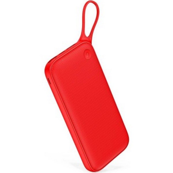

Додатковий акумулятор 20000 mAh Baseus Type-C Power Bank Red (PPKC-A09, Power Bank 20000 mAh