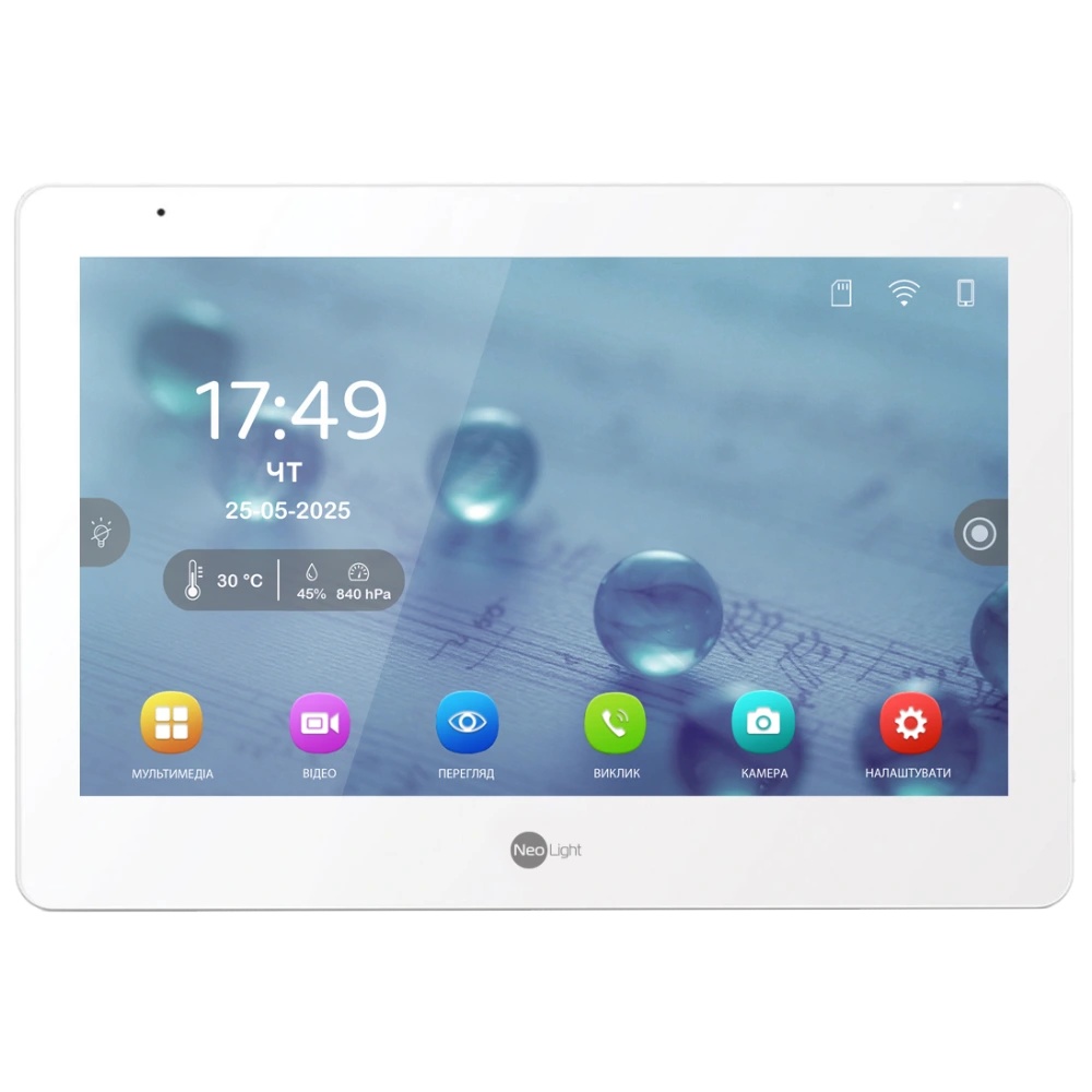 Відеодомофон NeoLight Mezzo HYBRID White NeoLight - купити в Україні