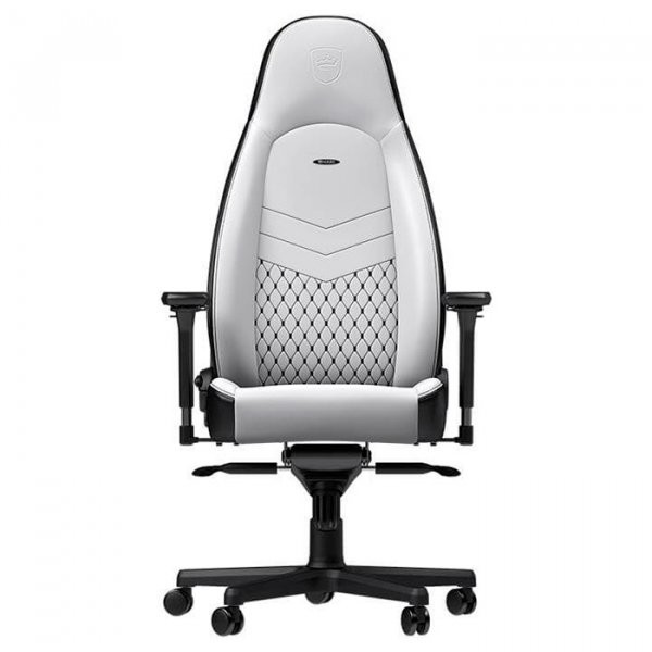 

Геймерське крісло Noblechairs ICON White/Black, ICON Real Leather