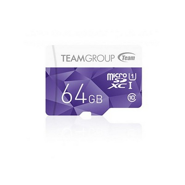 

Карта памяті MicroSDHC 64 Gb class 10 Team UHS-I TCUSDX64GUHS02, 64 GB microSDXC Class 10 UHS-I TCUSDX64GUHS02
