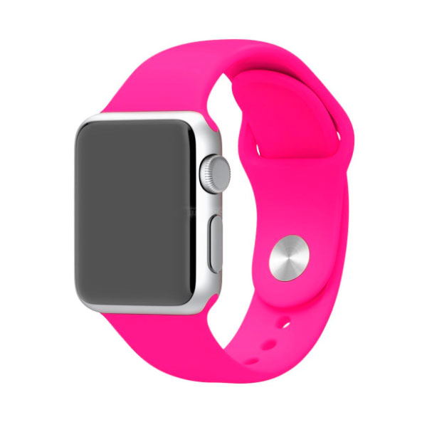 

Ремінь для Apple Watch Sport Band Silicone 38mm Pink, W3 Sport Band for Apple Watch 38mm