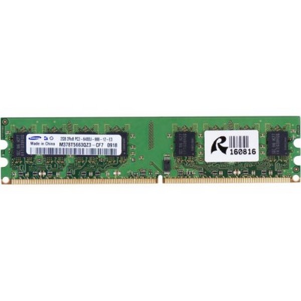 

Оперативна память Samsung 2 GB DDR2 800 MHz (M378B5663QZ3-CF7, 2 GB DDR2 800 MHz (M378B5663QZ3-CF7)
