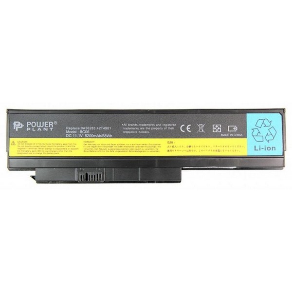 

Акумулятор для ноутбука PowerPlant Lenovo ThinkPad X230 (NB480180) 5200мАг, NB480180
