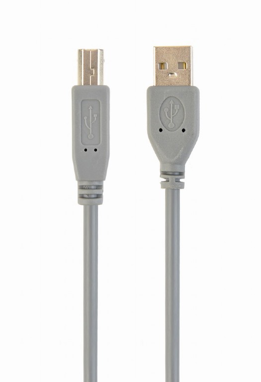 Дата-кабель Cablexpert 1.8m USB (тато) - USB Type B (тато) Dark Gray для принтера Cablexpert - купити в Україні