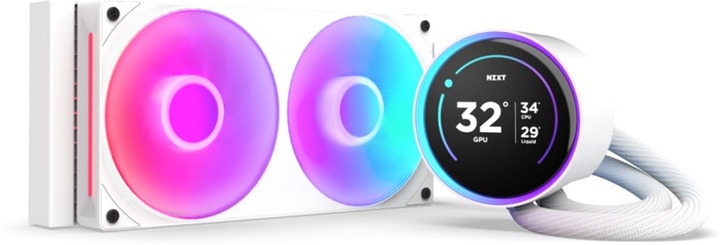 Кулер для ПК NZXT Kraken Elite 240 RGB (RL-KR24E-W2) White