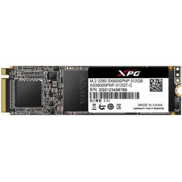 

Жорсткий диск внутрішній SSD 512 GB A-Data XPG SX6000 Pro (ASX6000PNP-512GT-C, XPG SX6000 Pro 512 GB (ASX6000PNP-512GT-C)