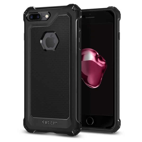 

Накладка для iPhone 7 Plus/ iPhone 8 Plus силікон SpigenRugged Armor Extra Black, 055CS21963