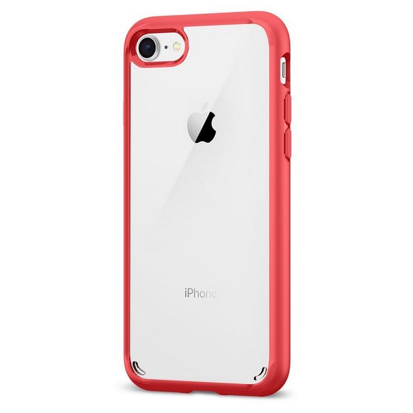 

Накладка для iPhone 7/iPhone 8 пластик Spigen Ultra Hybrid 2 Red, 042cs21724