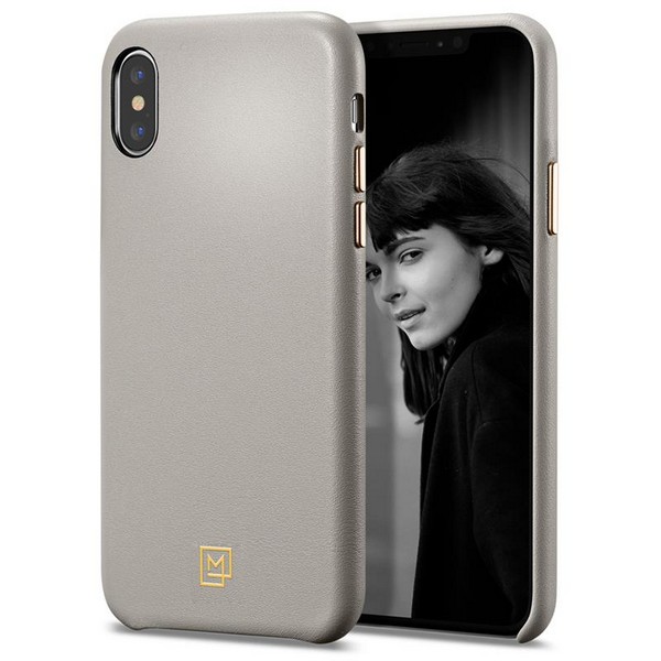 

Накладка для iPhone X/iPhone XS пластик Spigen La Manon calin Oatmeal Beige, 063CS25322