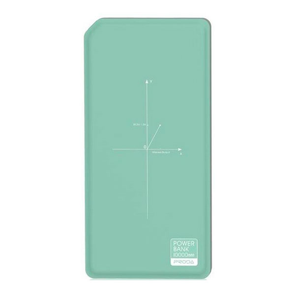 

Додатковий акумулятор 10000 mAh Remax Proda Chicon Wireless GREEN BLACK, Proda Chicon Wireless GREEN BLACK