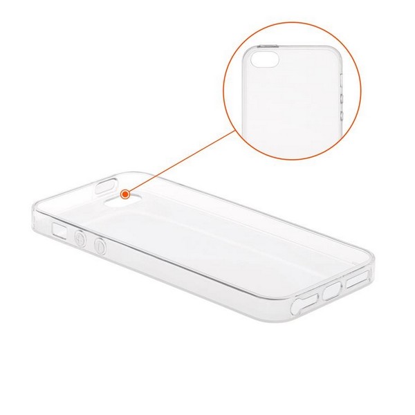 

Накладка для iPhone 5/5S/SE силікон 2E TPU Case TR, iPhone SE TPU Case Transparent (2E-IPH-SE-MCTTR)