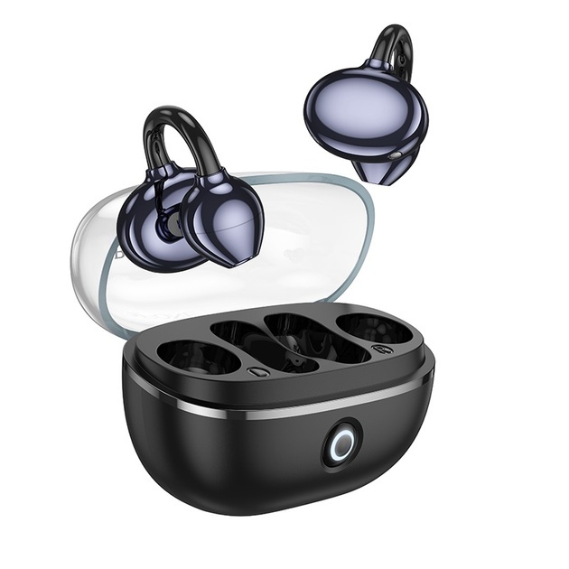 Бездротові навушники Borofone FQ5 Spirit clip-on true wireless BT headset Black