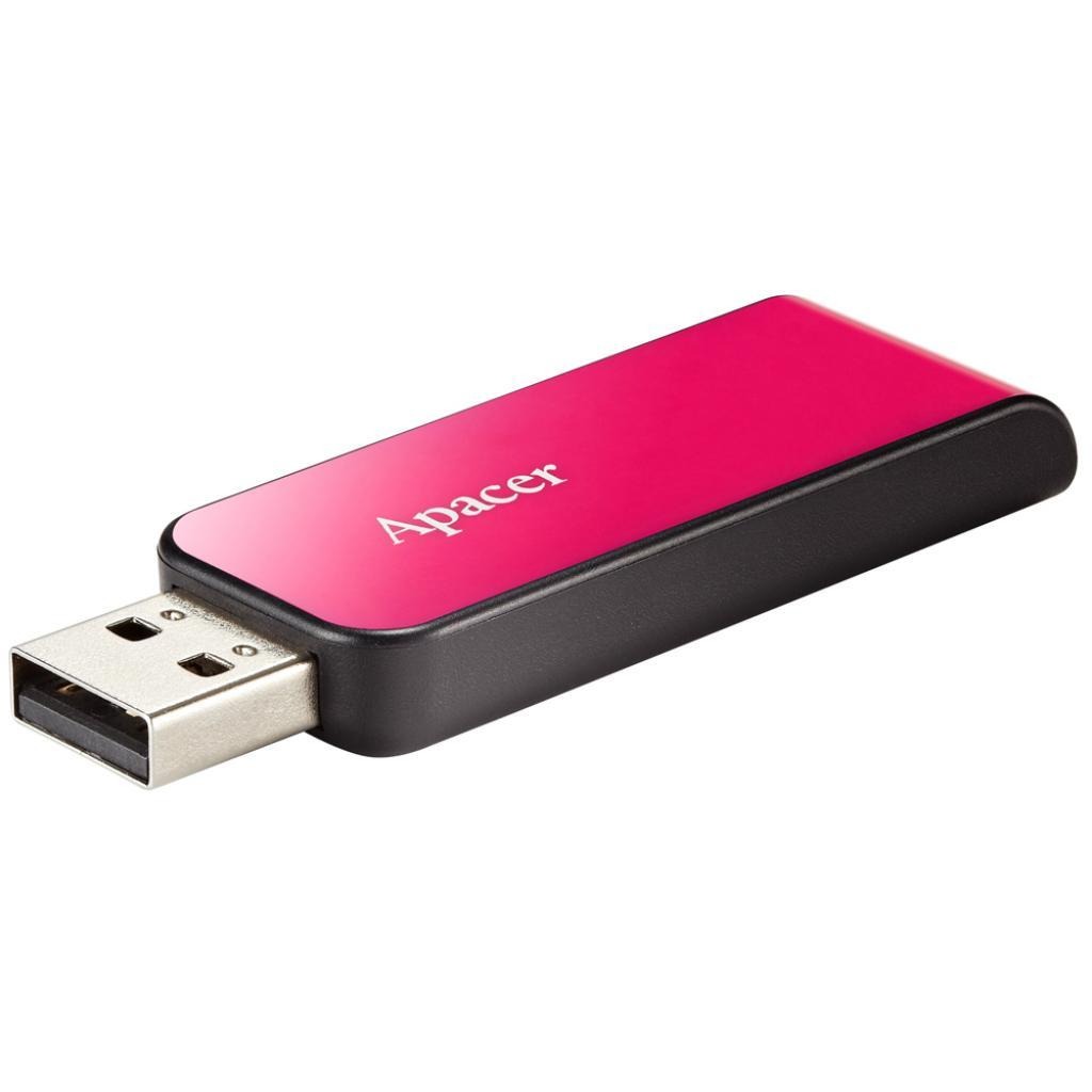 Флеш память Apacer AH334 AP32GAH334P-1 Pink 32 GB USB 2.0