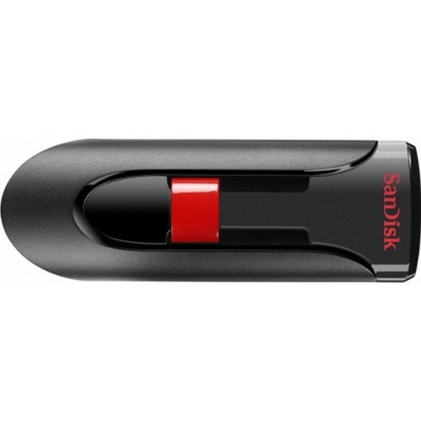 Флеш память SanDisk Cruzer Glide SDCZ60-128G-B35 Black Red 128 GB USB 2.0
