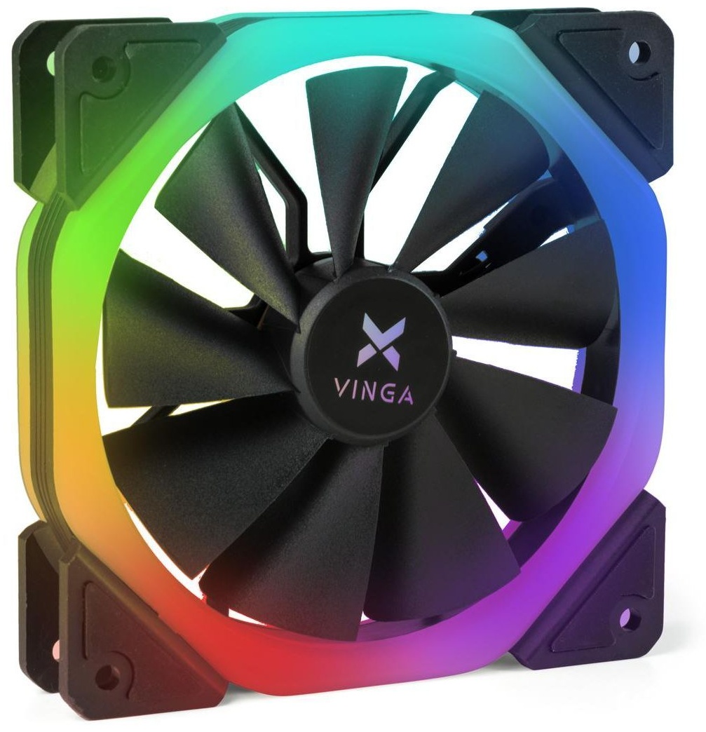 Вентилятор для ПК Vinga RGB fan-06 Black