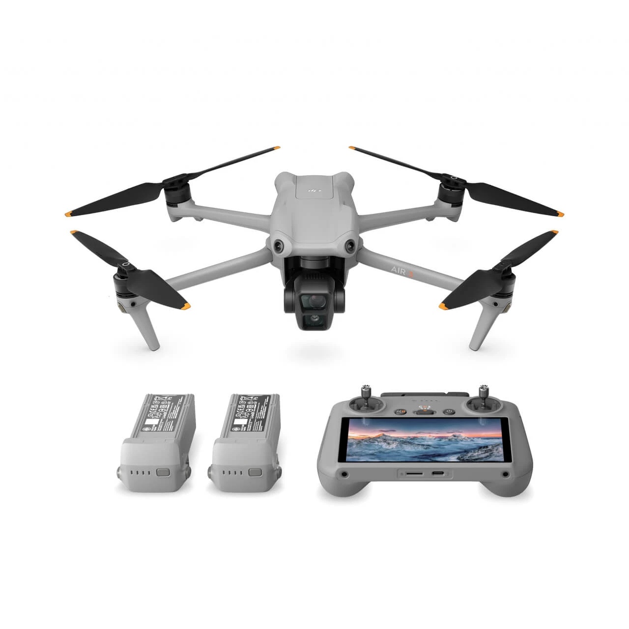 Квадрокоптер (дрон) DJI Air 3 Drone Fly More Combo with RC 2 Gray (CP.MA.00000693.01; CP.MA.00000693.04) DJI - купити в Україні