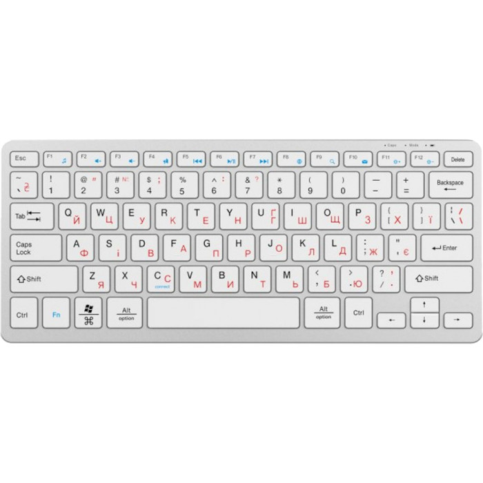 Клавіатура Maxxter KBW-C01S-UA Silver