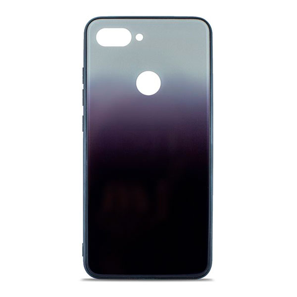 

Накладка для Xiaomi Mi 8 Lite Glass Case Gradient MiaMI Steel Grey, Glass Case Gradient Xiaomi Mi 8 Lite
