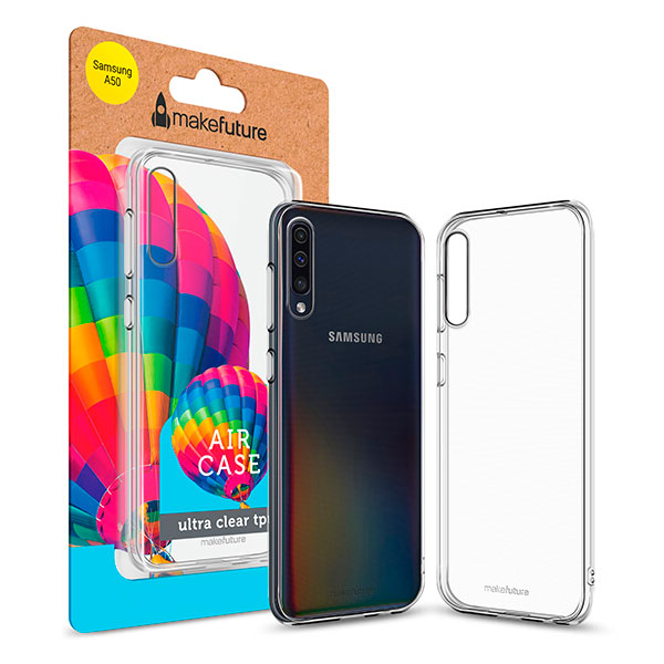 

Накладка для Samsung Galaxy A505 A50/A507 A50s/A307 A30s силікон Air Case (TPU) MakeFuure Прозрачный, MCA-SA505