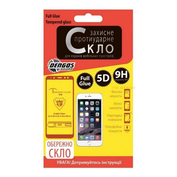 

Захисне скло Samsung Galaxy J260 J2 Core 2018 прозоре (чорне) DENGOS, Защитное стекло Full Glue 5D для Samsung Galaxy J2 Core J260 Black (TGFG-30)