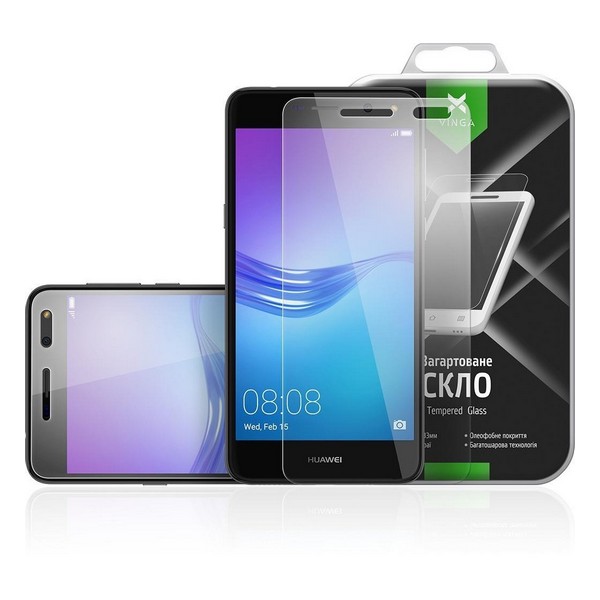 

Захисне скло Huawei Y5 2017 прозоре Vinga, Защитное стекло для Huawei Y5 2017 Clear (VTPGS-Y52017)