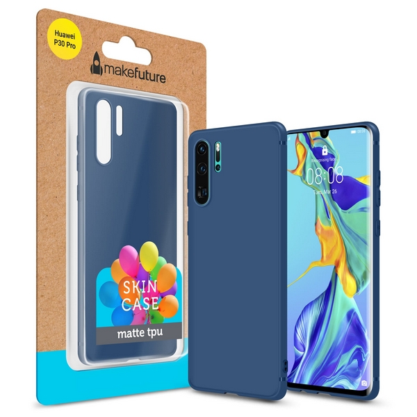 

Накладка для Huawei P30 Pro силікон MakeFuture Skin Case Blue, Skin Case Huawei P30 Pro