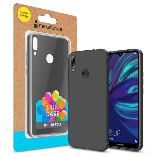 

Накладка для Huawei Y7 2019 силікон MakeFuture Skin Case Black, Skin Case Black Huawei Y7 2019 (MCSK-HUY719BK)