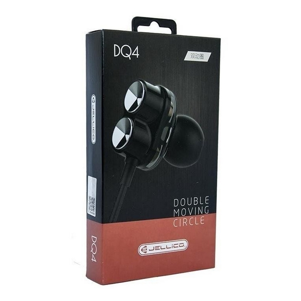 

Навушники вакуумні провідні з мікрофоном Jellico DQ4 Black, DQ4 Black