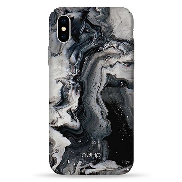 

Накладка для iPhone X/iPhone XS пластик Pump Plastic Fantastic Case Black Marble, Plastic Fantastic Case for iPhone X