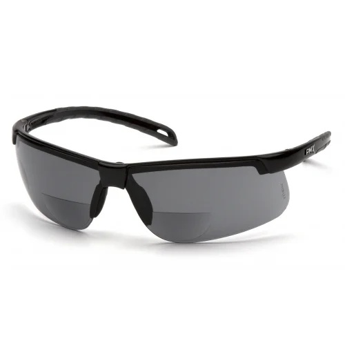 Тактичні окуляри Pyramex Ever-Lite Bifocal ( + 2.0) Super Anti-Fog H2MAX Gray (біфокальні з діоптріями)