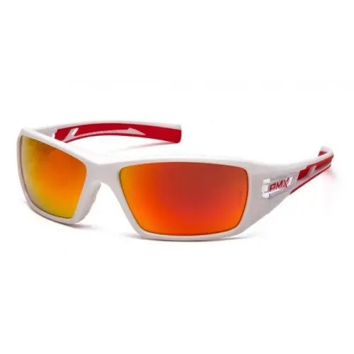 Спортивні окуляри Pyramex Velar White Sky Red