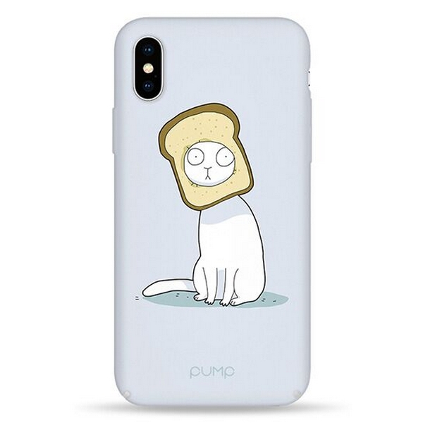 

Накладка для iPhone X/iPhone XS пластик Pump Tender Touch Case Cat in the Bread, Tender Touch Case for iPhone X
