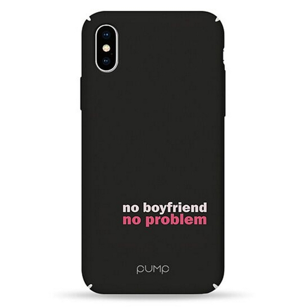 

Накладка для iPhone X/iPhone XS пластик Pump Tender Touch Case No Boyfriend, PMTTX/XS-13/71G