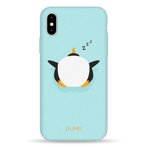 

Накладка для iPhone X/iPhone XS пластик Pump Tender Touch Case Penquin Sleep, Tender Touch Case for iPhone X