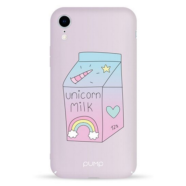 

Накладка для iPhone XR пластик Pump Tender Touch Case Unicorns Milk 12%, PMTTXR-2/37