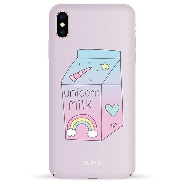 

Накладка для iPhone XS Max пластик Pump Tender Touch Case Unicorns Milk 12%, Tender Touch Case for iPhone XS Max