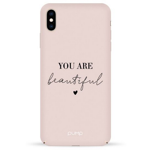 

Накладка для iPhone XS Max пластик Pump Tender Touch Case You Are Beautiful, Tender Touch Case for iPhone XS Max