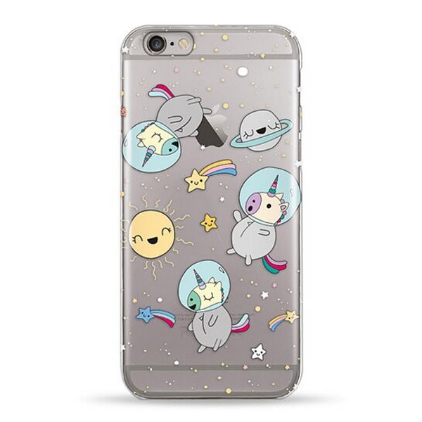 

Накладка для iPhone 6/6s силікон Pump Transperency Case Space Unicorns, PMTR6/6S-2/34