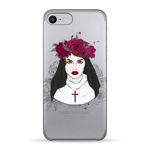 

Накладка для iPhone 7/iPhone 8 силікон Pump Transperency Case Flowers Religion, Transperency Case for iPhone 8/7