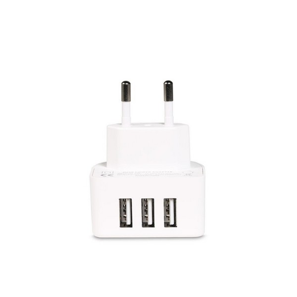 

Адаптер мережевий універсальний 3xUSB REMAX Moon RP-U31 White, Moon RP-U31 White