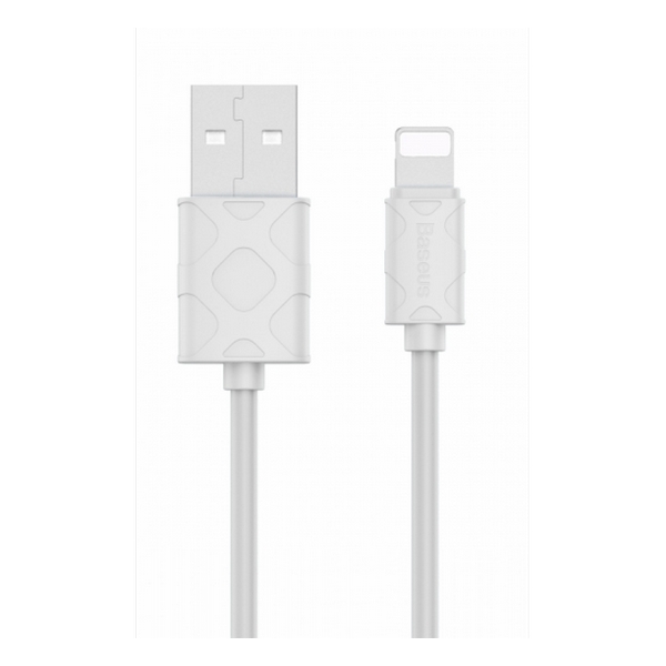 

Кабель USB (папа) = Apple Lightning 1 м Baseus Yaven 2.1A White, CALUN-01