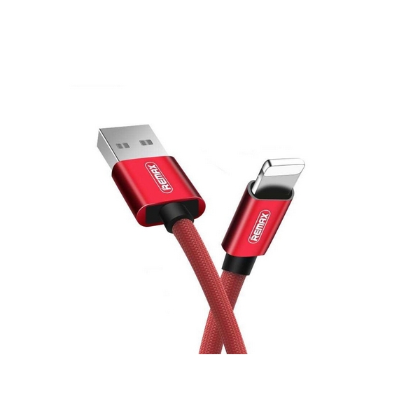 

Кабель USB (папа) = Apple Lightning 1 м Remax Fabric RC-091 2.1A Red, Fabric Data Cable RC-091 1M 2.1A Lightning Black