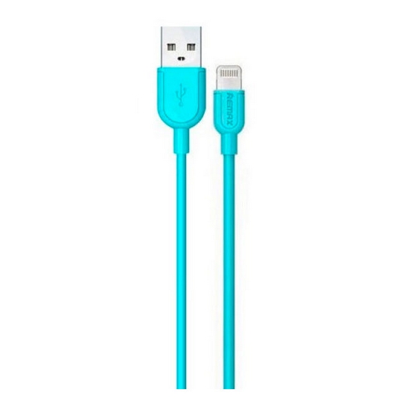 

Кабель USB (папа) = Apple Lightning 1 м REMAX Souffle RC-031 1.8A Blue, Souffle RC-031 1m 1.8A Lightning Blue